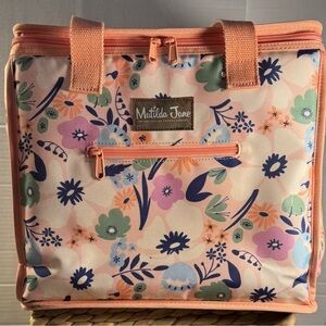 Matilda Jane Keep It Cooler Tote Bag Floral Cooler Soft Insulated Zip Handle EUC